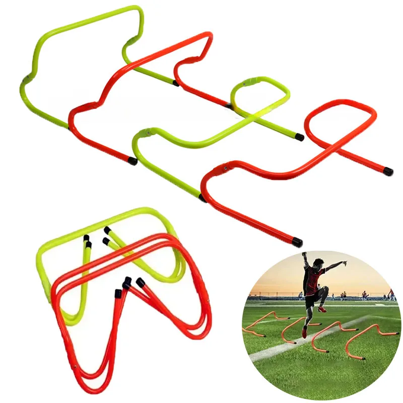 FoldableSpeedHurdlesAdjustableHeightFootballTrainingMiniJumping