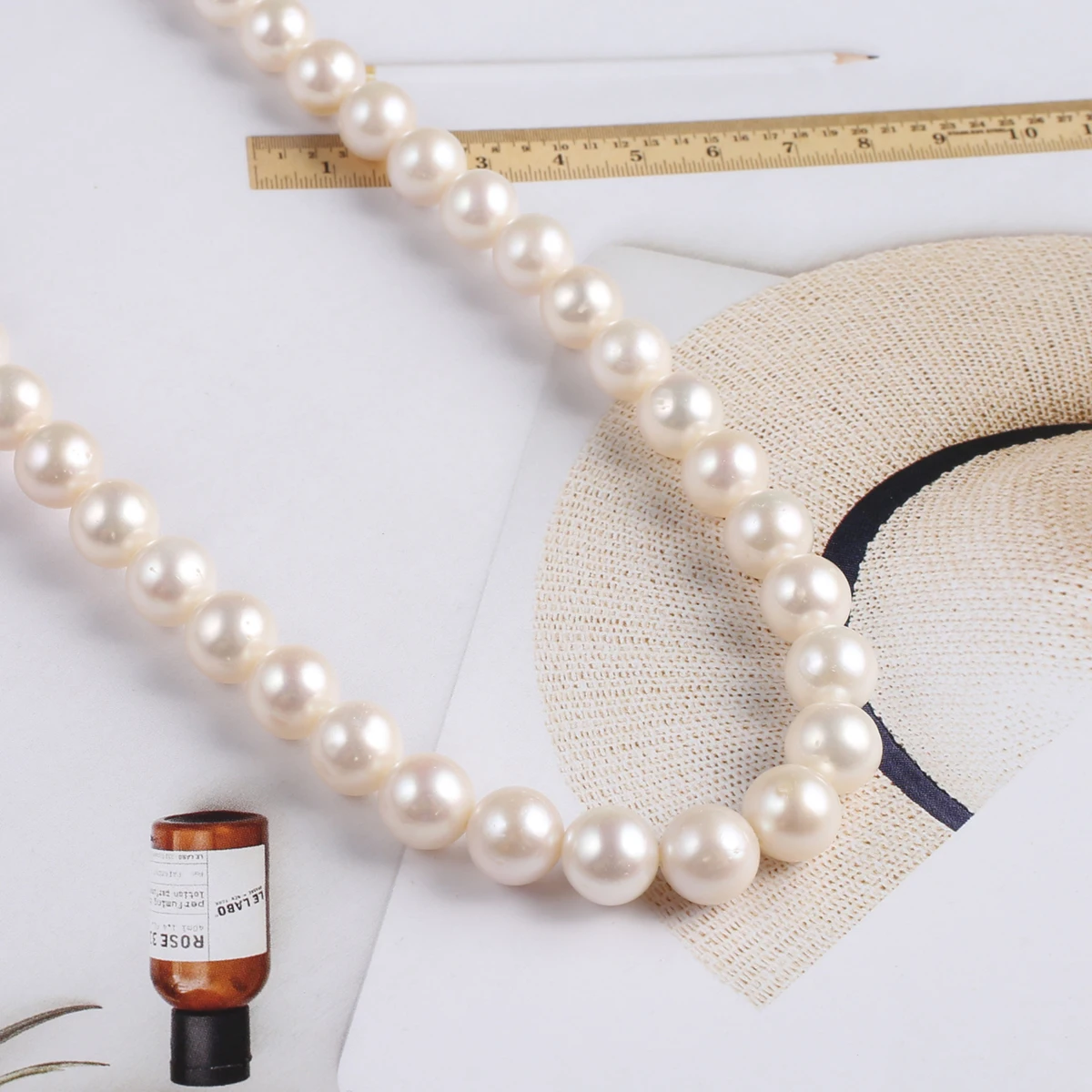 High-quality 100% Natural Freshwater Pearl Punch Beads 9-10mm Jewelry Making DIY Necklace Bracelet Accessories Elegant Jewelry