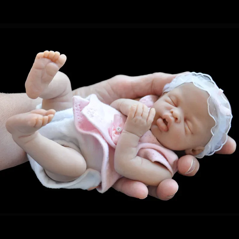 Kit bambola rinata da 10 pollici Katie Baby Girl che dorme parti di bambola fai da te non verniciate - immagine 2