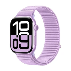 Breathable Nylon Loop Band - Comfort Strap for Smartwatches (Windy Purple)