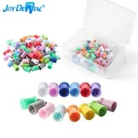 JOYDENTAL 100 pièces/boîte Brosse de polissage dentaire en silicone, outil de dentiste, coupe de polissage à vis pour prophy, produits de blanchiment des dents 1