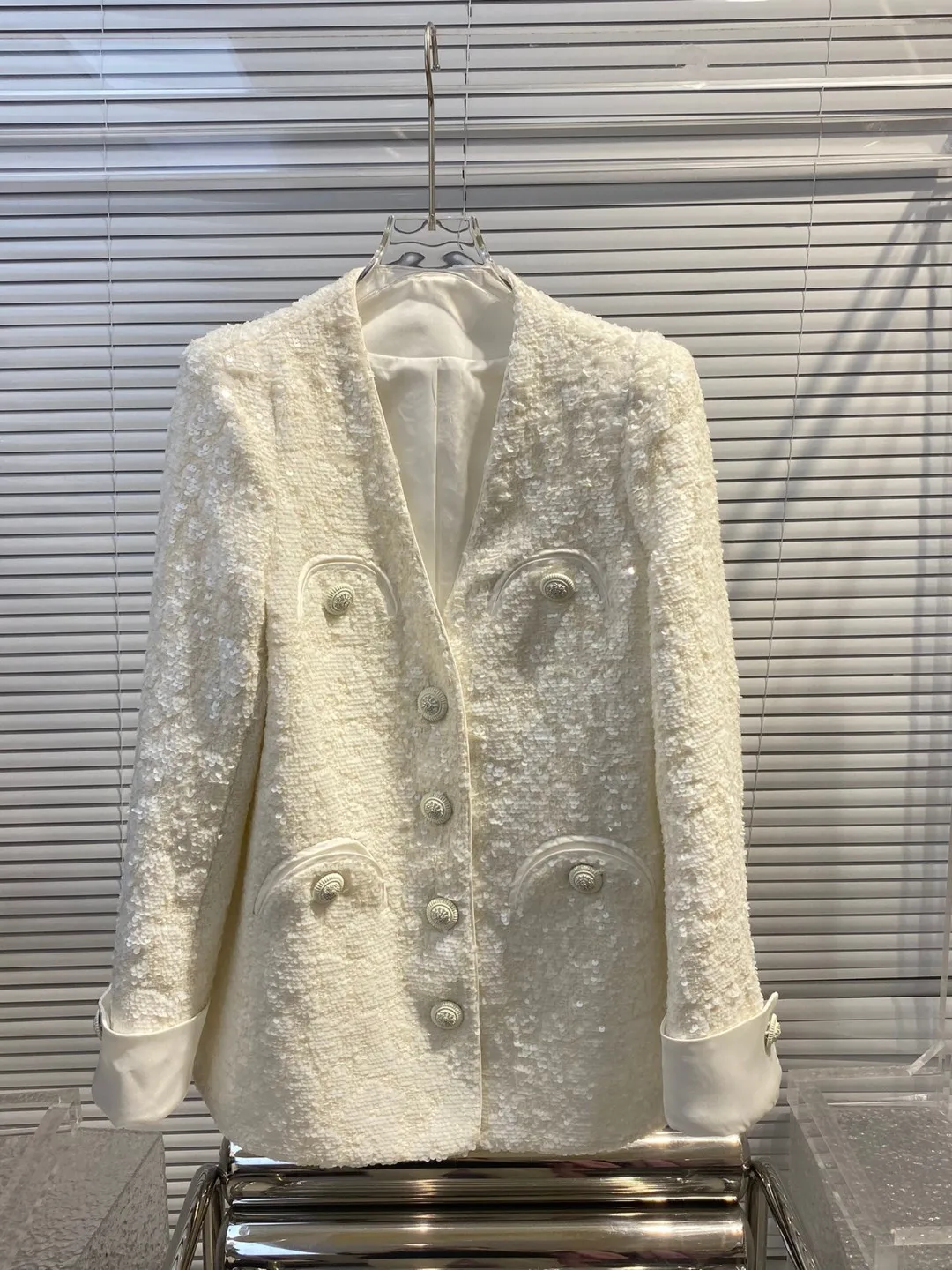 

2023 Women's Clothing High quality tweed jacket Autumn Winter New