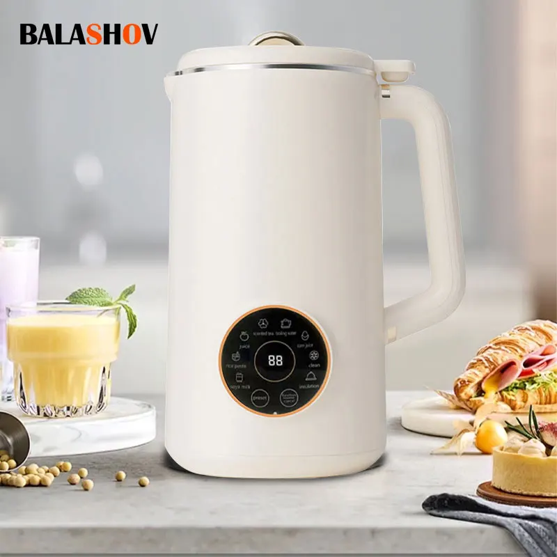 220V/110V Electric Soybean Milk Machine Automatic Intelligent Food Blender Fruit Juicer Water Boiling Kettle Rice Paste Maker