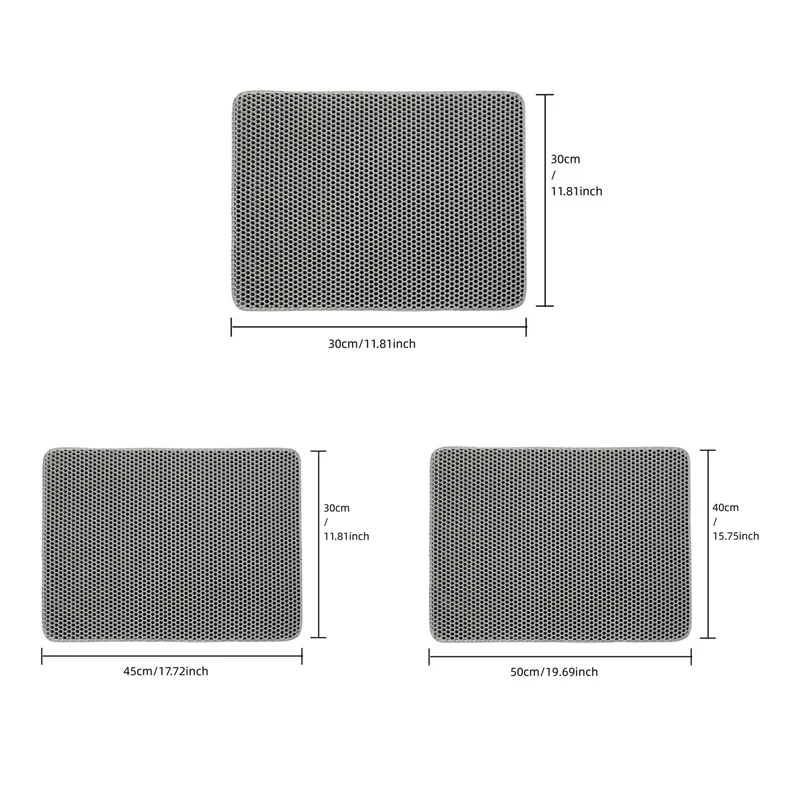 Title 1, Waterproof Pet Cat Litter Mat Double Layer Pet ...