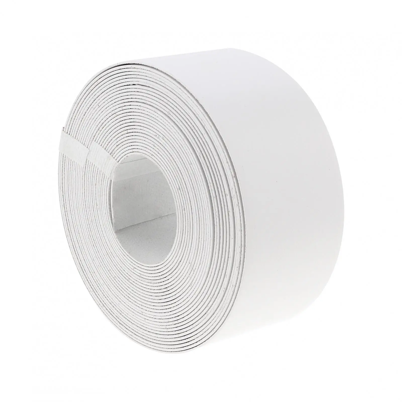 7.62M Black / White Hot Melt Adhesive PVC Edge Banding Pre-glued Veneer Edging for Plywood Table / Cabinet Decor