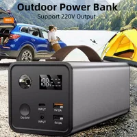 Outdoor Power Bank 200W Large Capacity 30400mAh Portable Charger Powerbank Fast Charging with 220V AC Output for iPhone X Laptop 1