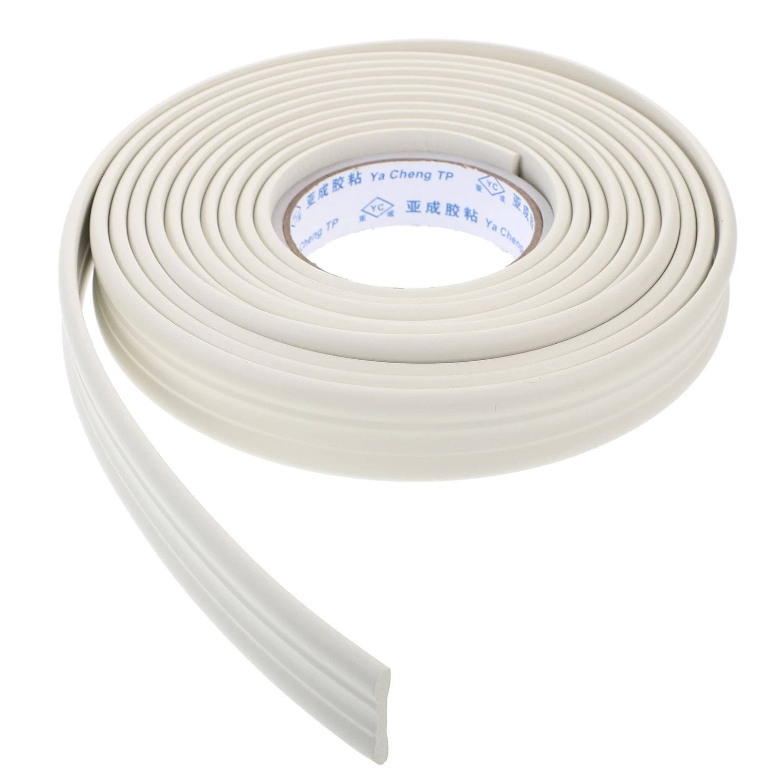 심플한 스타일의 홈 데코 스티커, TV 배경 벽 스티커, 흰색, 길이 5 m, 너비 3cm 