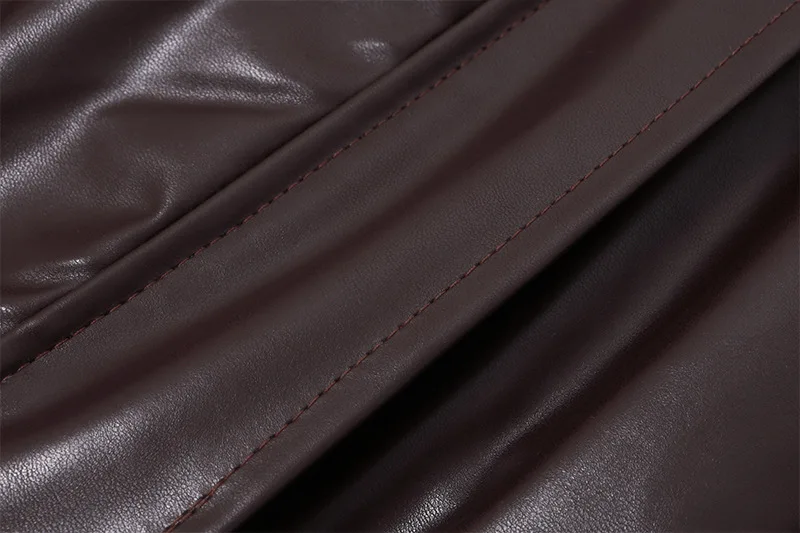 Chaquetas de PU retro con cremallera para mujer, abrigos básicos informales de temperamento sólido de invierno para mujer, chaqueta de cuero de moda de otoño 2025 para mujer