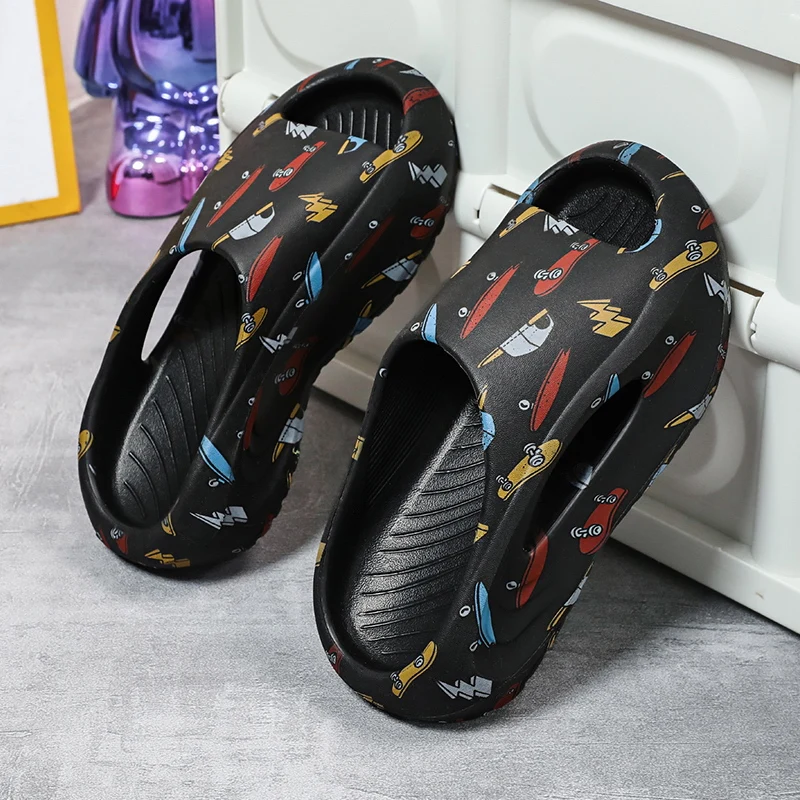 Children Slipper Boy Girls Shoes Cartoon Cute Print Kids Cloud Slides Casual Sports Indoor Summer Shoes Boy Slipper Flip Flops 5