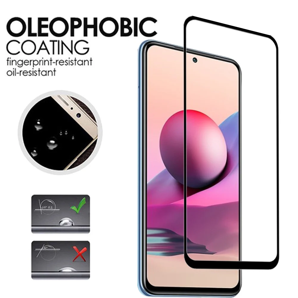 Redmi 10C Glass Tempered Glass For Xiaomi Redmi Note 10 Pro Screen  Protector Redmi Note 11 Glass Front Protective Film redmi note 11 Pro Plus  5G Camera Film Cristal Templado Redmi 10