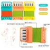 Kid Mini Accordion Toy Children Music Instrument Educational Gift for Toddlers Beginner Interest Development Play with 40 Songs 3