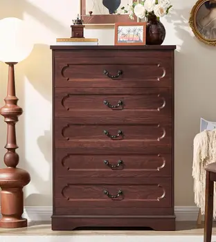 Farmhouse Cherry Wood Dresser 1
