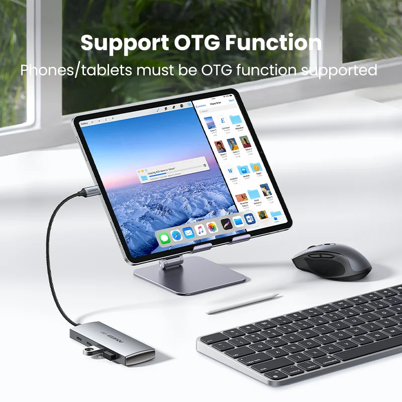 Ugreen Usb c Hub 10gbps Tipo-c 3.2 Gen2 Usb Divisor Usb c Usb um Hub Porta Usb 3.2 para Macbook Pro tipo de ar Adaptador Multiport c - Imagem 6