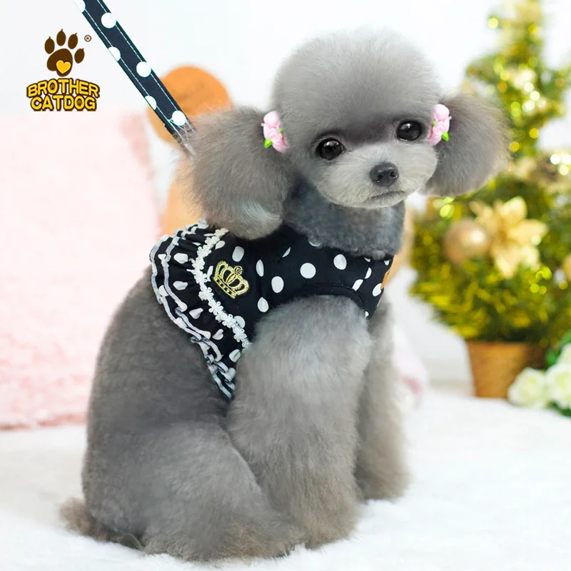 

Puppy chest strap leash Cat vest strap cross-border new pet chest strap rope