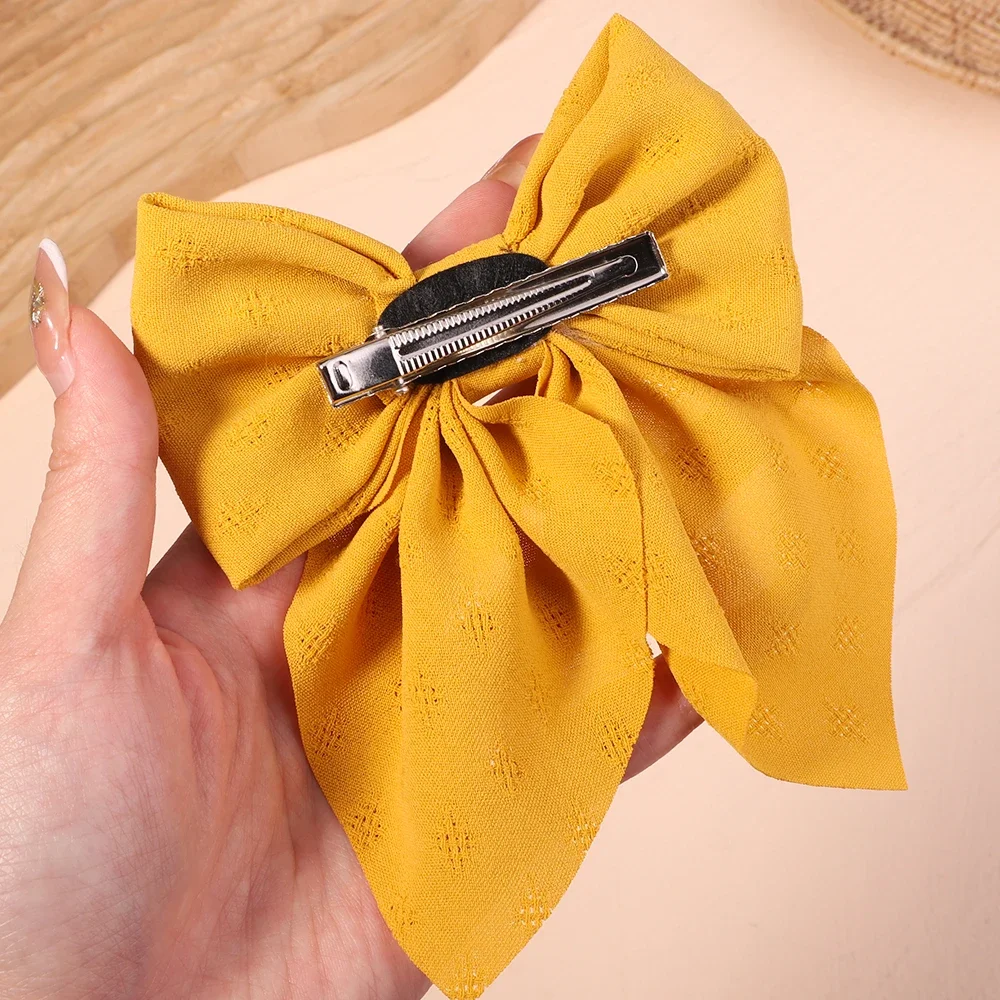 Hair accessories 2Pcs/Set Bowknot Hair Clips For Baby Girls