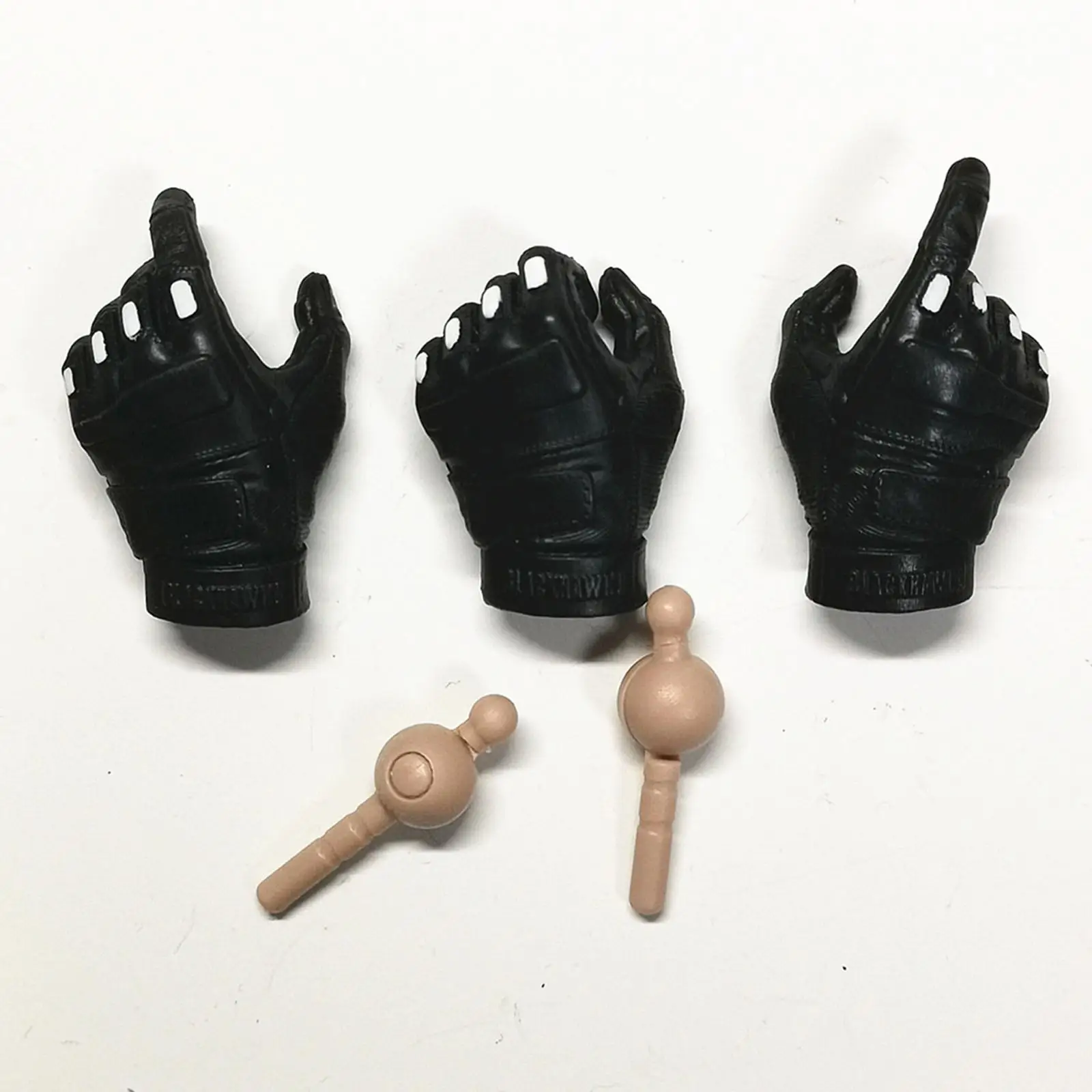 3Pcs 1:6 Male Gloves Hands Action Figure Costume for 12