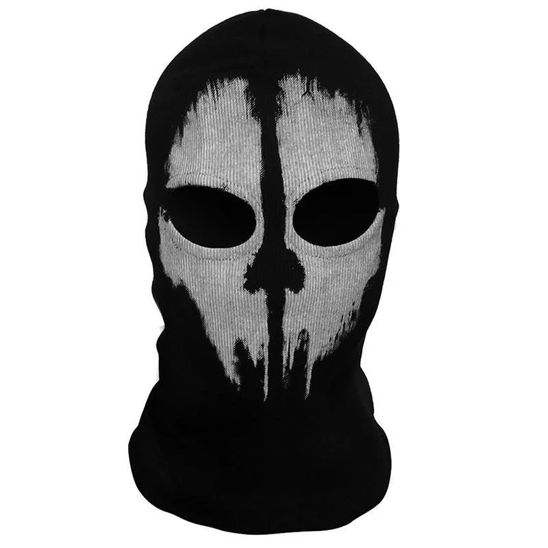 1 Stück Roman Balaclava Ghost Skull Bike Motorrad Helm Kapuze Ski Sport Hals Gesichtsmaske – Detail 5