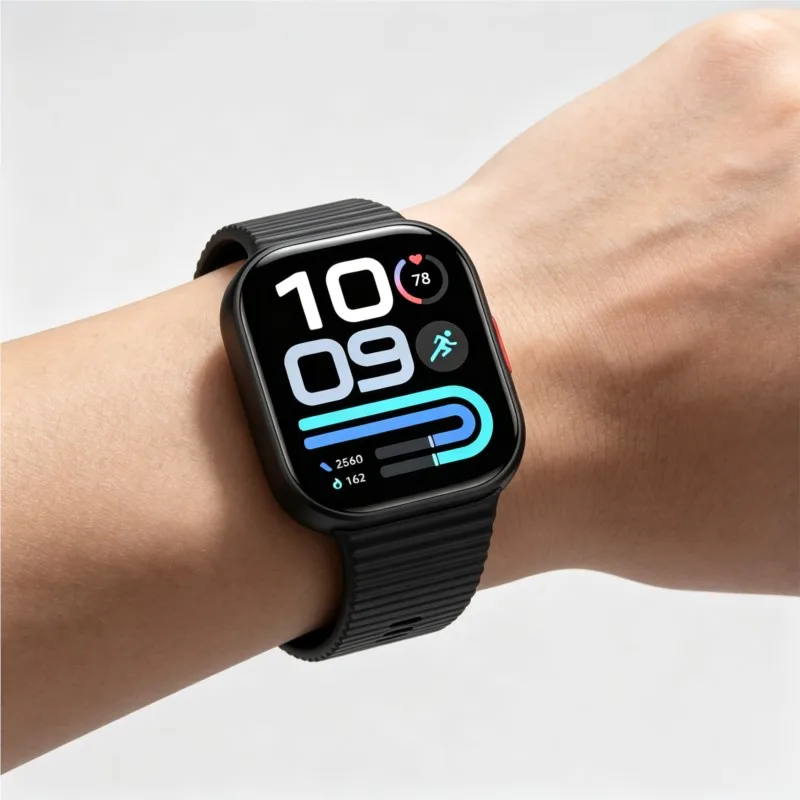 Enhanced Sport Silicone Strap for Smart Watches - Premium Quality Bracelet in Vibrant Colors