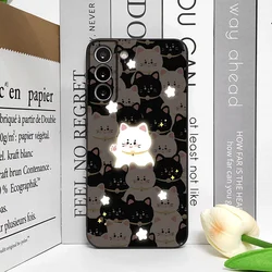 Charming Cartoon Black and White Cat Couple Phone Case - Soft and Stylish Protective Cover - Motorola Moto G14 (M - C1639T2)