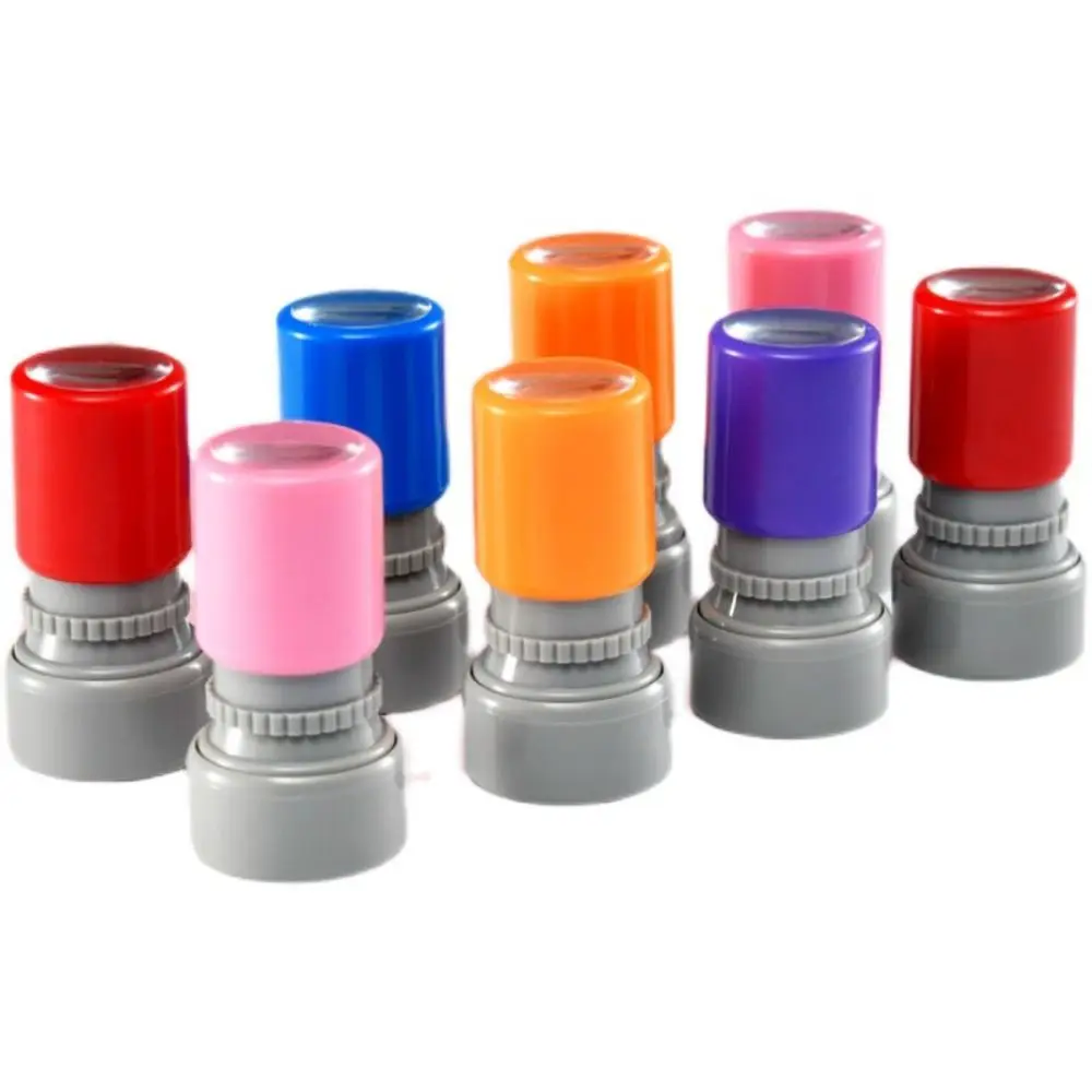 Pocket Time Saving Teacher Review Stamp DIY Positive Review ABCD Grading Stamp Self Inking Comments Reviews Rating Teacher