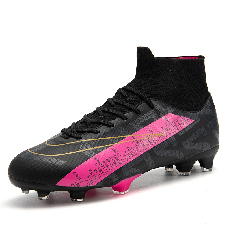 

New Outdoor Sports Soccer Shoes Men Outdoor AG/TF Boys Football Ankle Boots Non-Slip Soccer Training Athletic Shoes Unisex