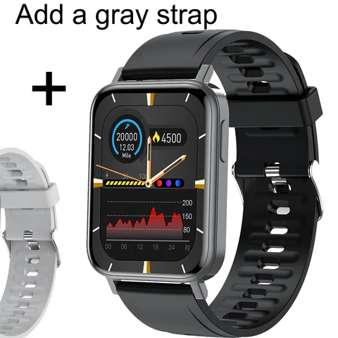 2021 NEW IP67 Smartwatch Man Women Smart Watches Blood Pressure Monitor Full Touch Screen Fitness Tracker for Android IOS