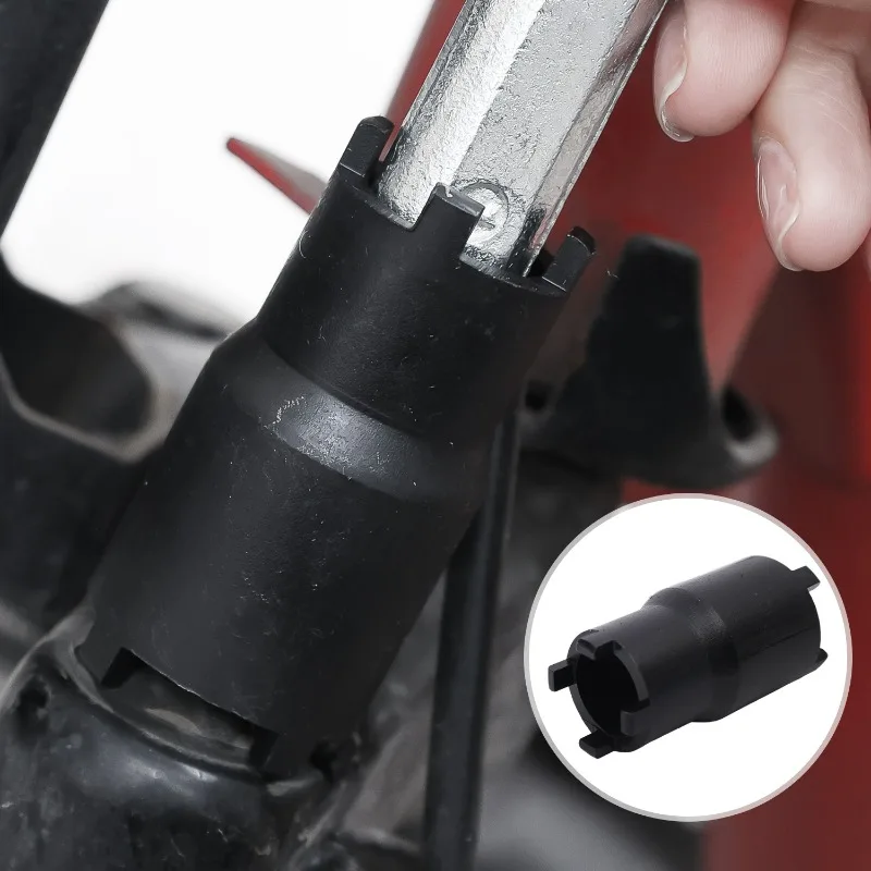 Motorcycle Nut Removal Tool Double-Headed Clutch Lock Nut Wrench Motorcycle Repair Tool for 70/110/125/150 Cyclocross Bikes