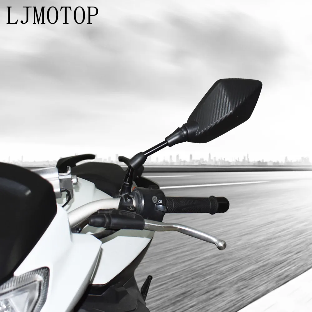 Universial 10mm Motorcycle Mirrors Racing Sport Bike Rear View Mirror For Suzuki TL1000 DL650 GSR 600 750 GSX S750 R600 R750 motorcycle handle bar mirror