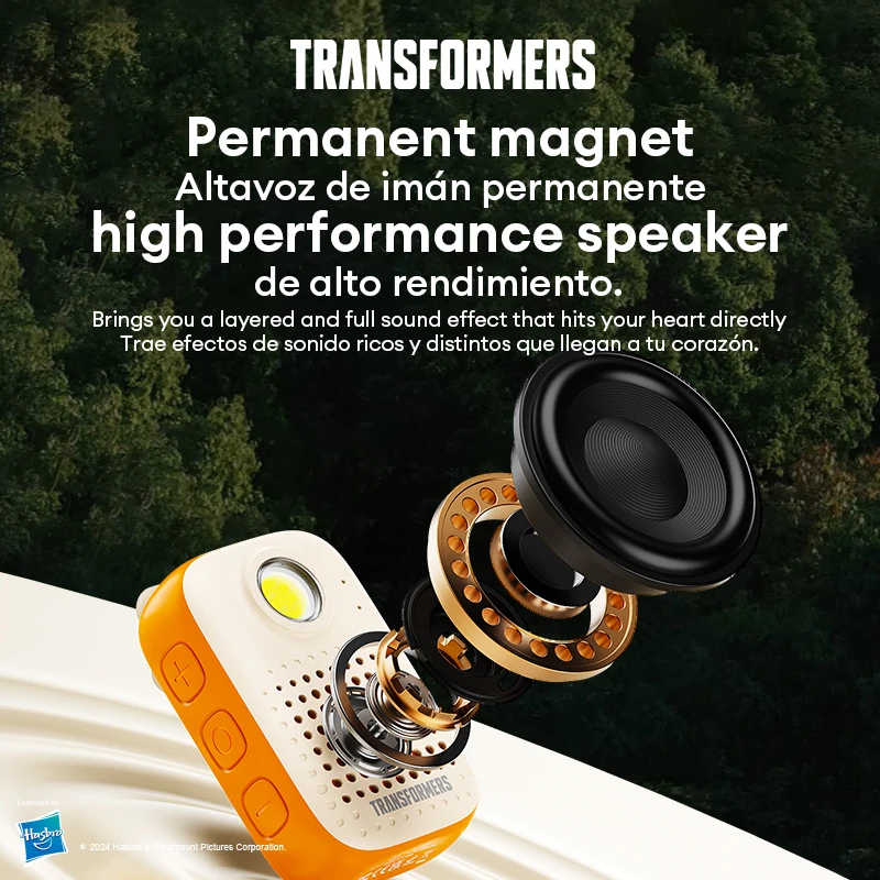 TRANSFORMERS TF-Y07 Pro Portable Wireless Speaker Outdoor Sport Magnetic Stereo Soundbox Waterproof HD Call Bluetooth Subwoofer bluetooth speaker portable speaker audio speaker