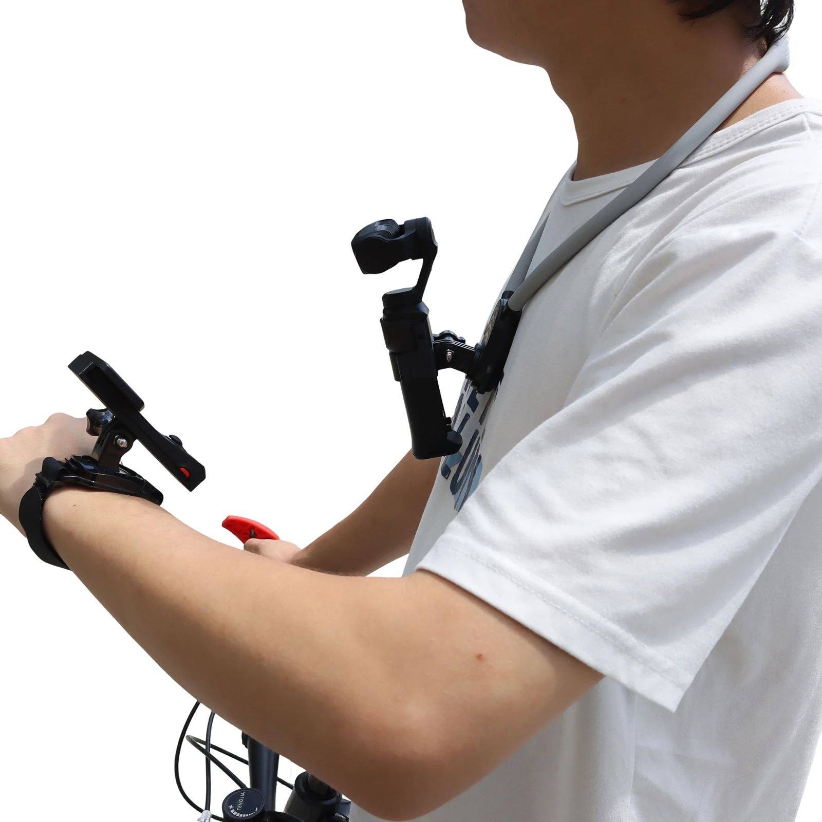 손목 스트랩 및 넥 마운트 키트 Insta360 Luna Ultra 카메라용 손목 스트랩 리모컨 조절 가능 1인칭 뷰 넥 마운트
