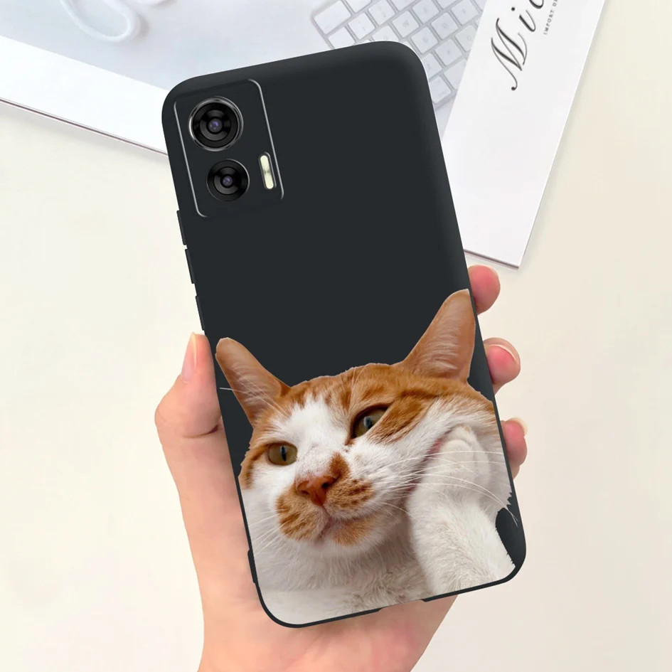 Cute Cartoon Tulip Shockproof TPU Phone Case - Anti-Fall Bumper Cover