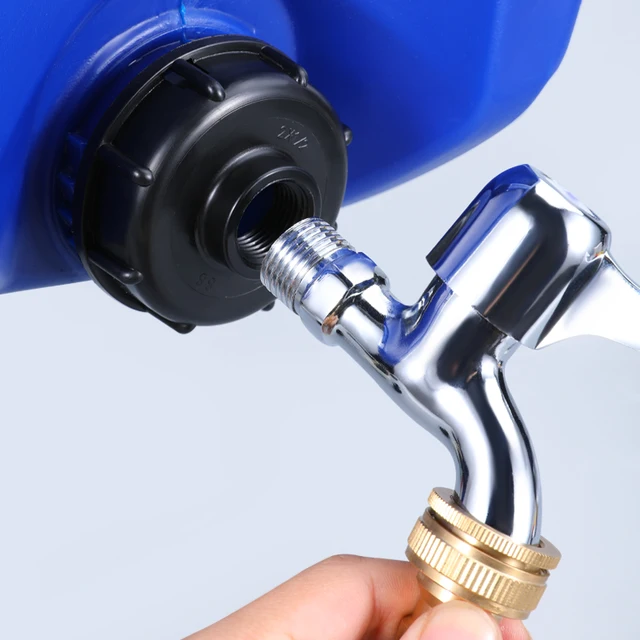 S60*6 Durva Szál 1/2 ' 3/4 1 Ibc Tartály Adapter Kerti Tömlő -Splitte Szerelvények 1000L Víztartály Tömlőhöz - Image 4