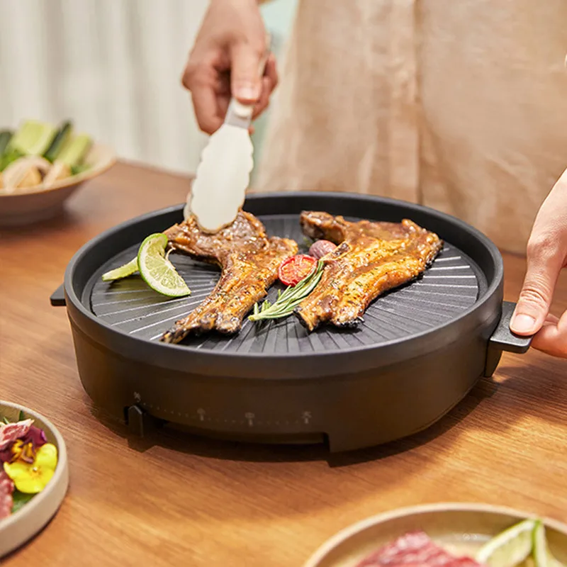 Non Stick Electric Grill Pan Smokeless Electric Barbecue Oven Korean Bbq  Grill Indoor Table Electrical For Home Multi-function - AliExpress