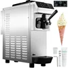 VEVOR Soft Serve Ice Cream Machine for home,3.4 Gal/H Commercial Machine,Single Flavor Ice Cream Maker,1200W Countertop 1