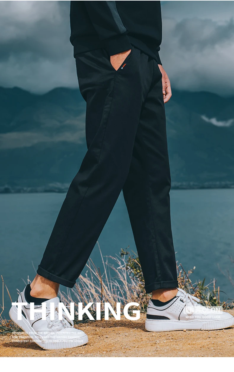 Description Picture 3 of itemYingjuelun Casual Wrinkle Resistant Spring MiniMalist Versatile Pants