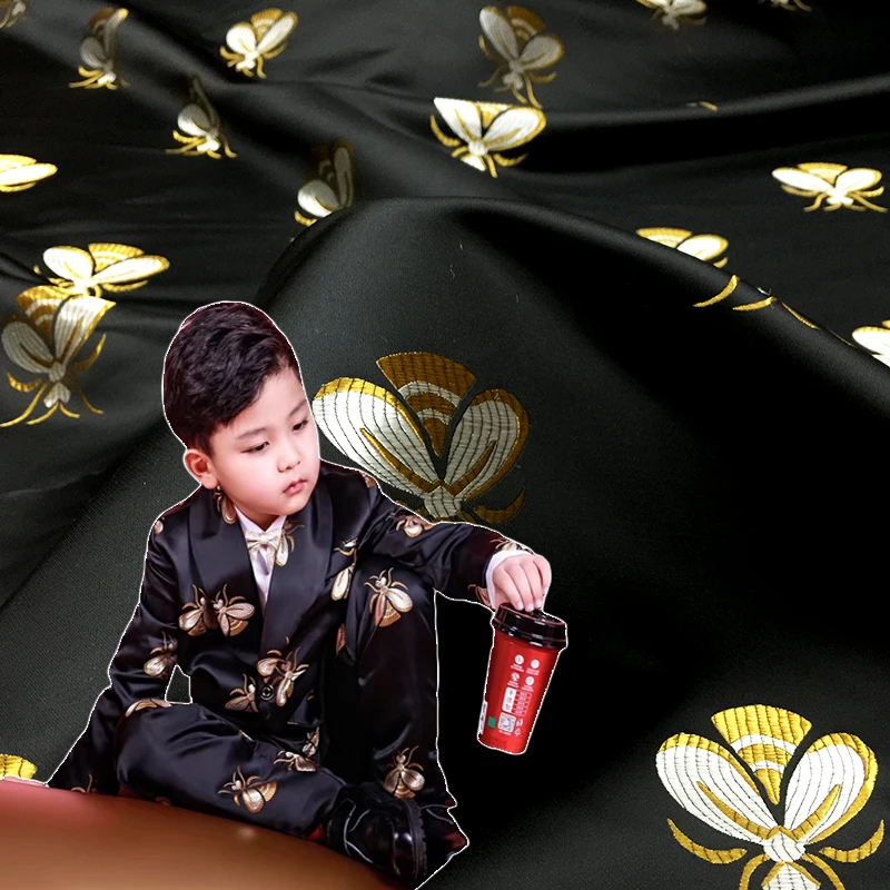 

Жаккардовая парчовая ткань Beetle, весна-осень-зима, тренчкот, Детский костюм, дизайнерская швейная ткань, европейская брендовая Мода