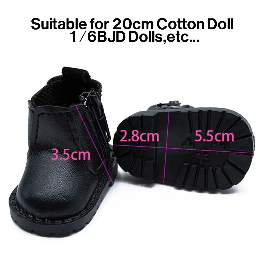 3 Colors DIY For 1/12 Dolls 20cm  Shoes Clothes Accessories Fashion Sneakers Casual Wear Boots