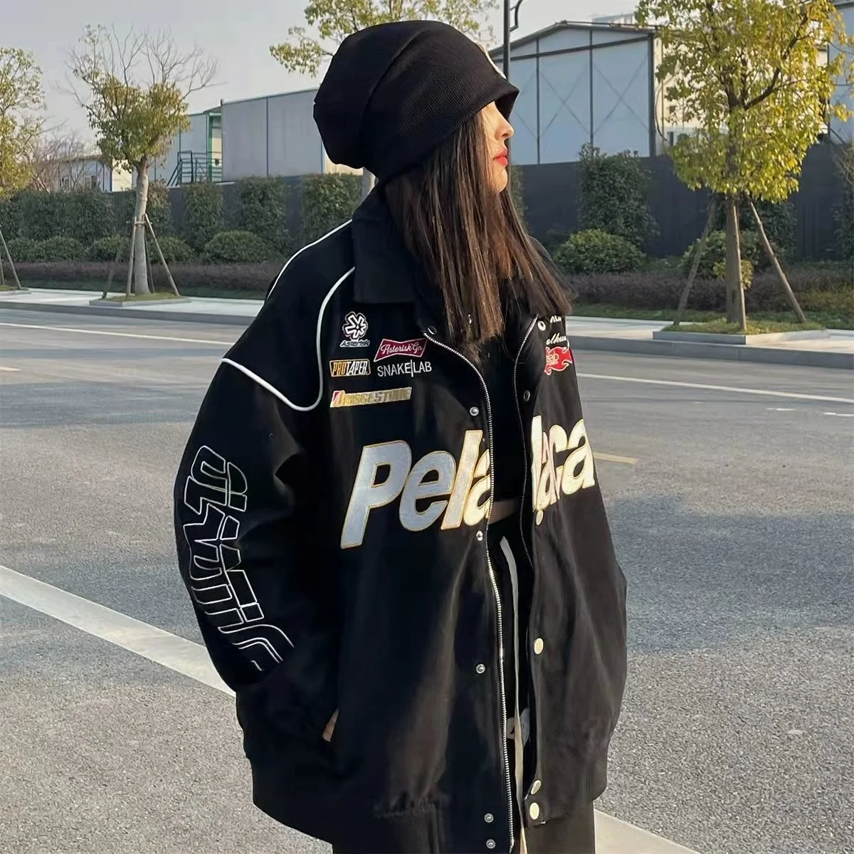 BLACKUP デヘマービッグポケットレザージャンパー　ブラウン 韓国　y2k 韓国通販 dgo】UNISEX 2colors ビッグポケット レザージャケット