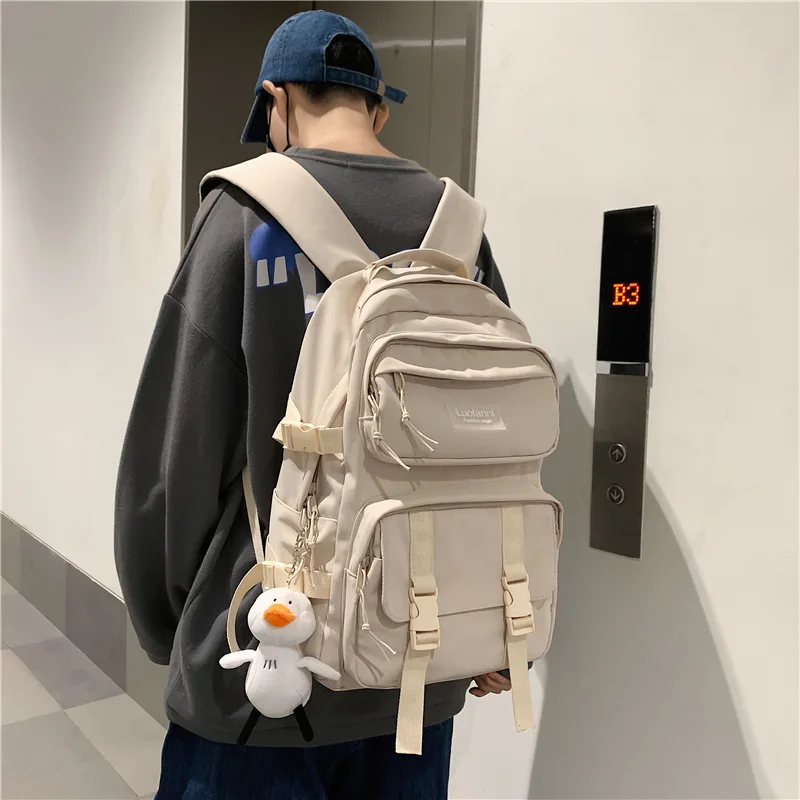 

Fashion Men Backpack Waterproof Nylon Rucksack for Teenager Schoolbag Kawaii Women Bag Lovers Travel Shoulder Mochila