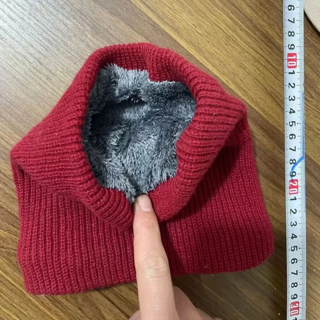 Soft Knitted Neck Gaiter Sports Scarf Women Men Face Cover Winter Skating Running Hiking Scarves Thick Cold-proof Collar 6