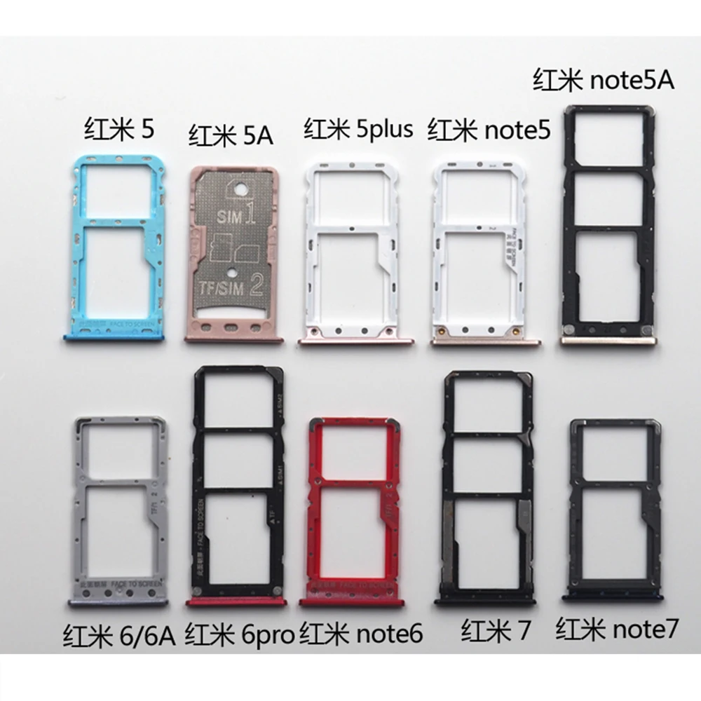 Per Xiaomi Mi Max 2 \ \ Redmi Note 4 \ \ Note 4X \ \ 4X \ \ 5 Plus \ \ Note 5 \ \ 5 \ \ Mi 5 Sim & Sim E Tf Card Tray