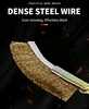 Stainless Steel Wire Brush Gap Groove Cleaning Tools Straight Head Scrubbing Rust Removal Brushes alambre Multi-function Tools