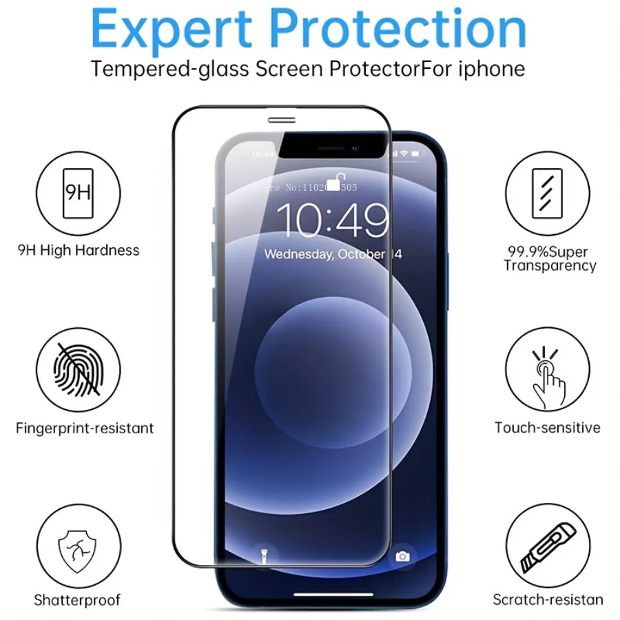 Premium 9H Water-Resistant Tempered Glass Screen Protector