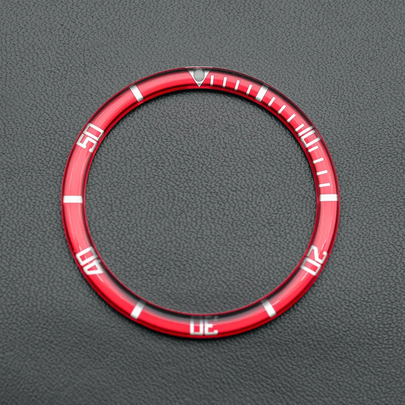 Premium 38x31.5 mm Resin and Aluminum Watch Bezel Insert