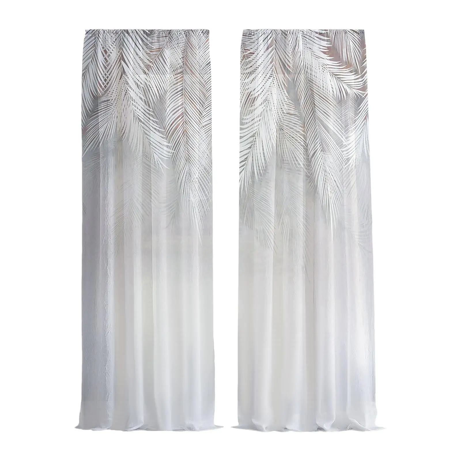 

Window Tulle Curtains Elegant Decoration White Tulle Curtains Sheer Curtain for Kitchen Dining Room Home Decor