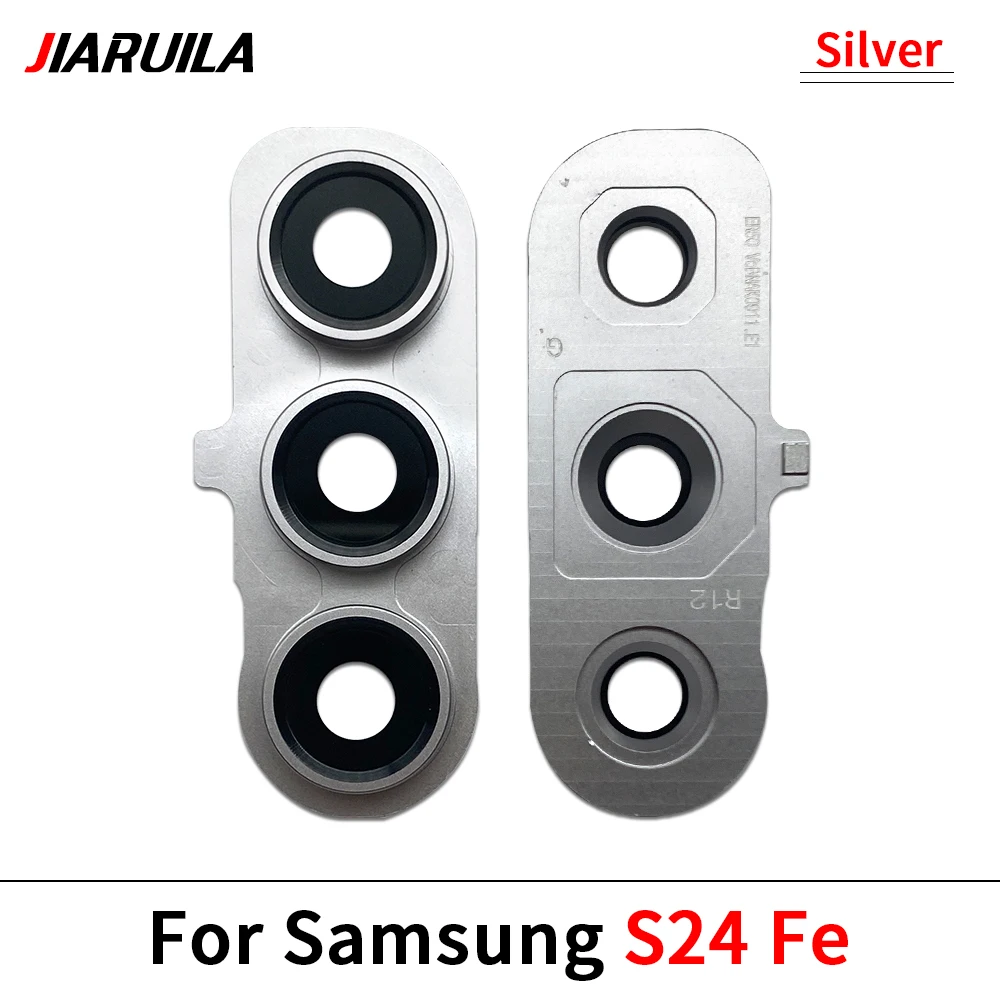 Premium Rear Camera Glass Lens Cover with Frame and Adhesive Replacement
