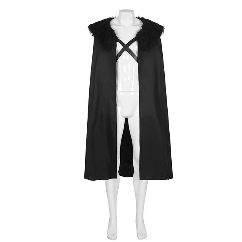 Description Picture 2 of itemHalloween Men Coat Retro Steampunk Cloak Cape Coat Dress Up Clothing Party Robe Male Black Long Outerwear