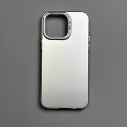 Luxury Laser Metallic Aurora Color Shockproof Bumper Cover - Galaxy F42 5G (White IMD)