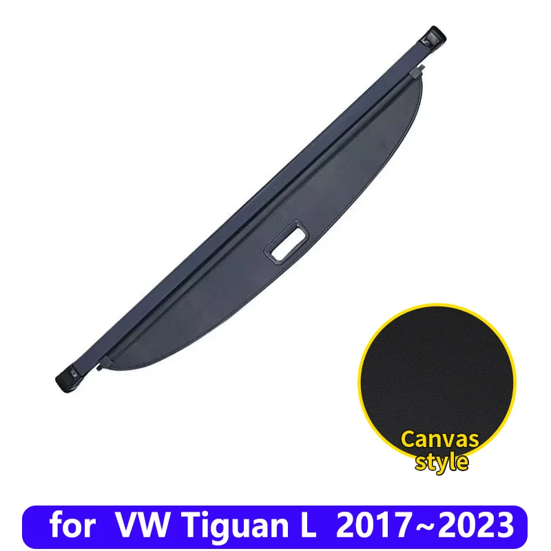 Car Retractable Rear Trunk Parcel Shelf For VW Tiguan 2018 2019 2020 2021 Auto Rear Boot Cargo Cover Curtain Shield Privacy Panel Roller Blind Shelves