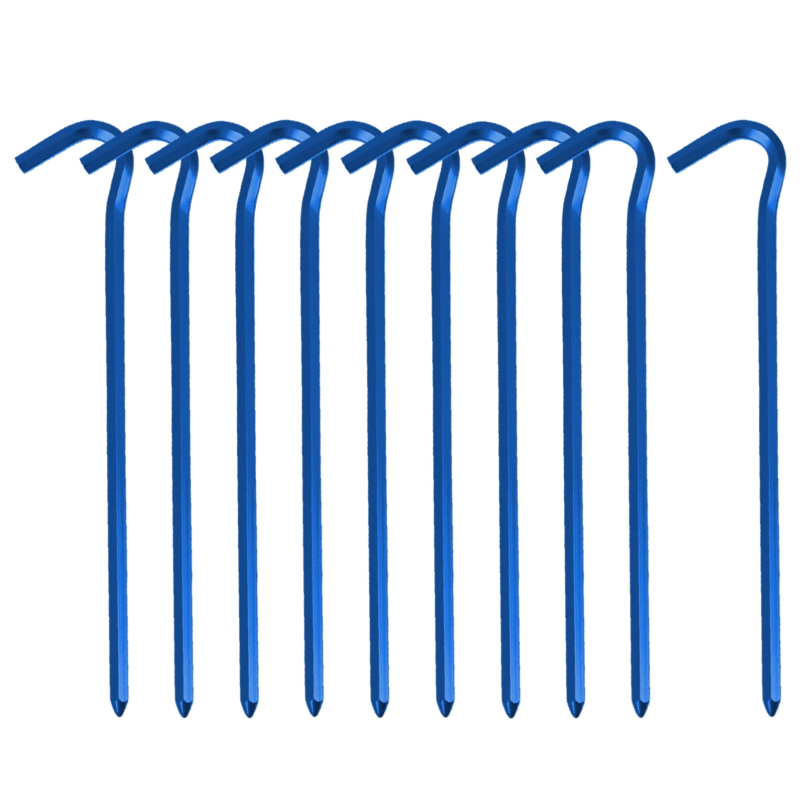 

Camping Tent Stakes Aluminum Alloy Camping Hard Ground Pegs Garden Stakes For Pitching Camping Tent Canopies Campers Backpackers